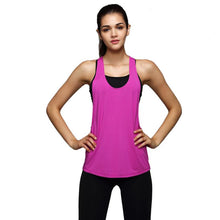 Women Sleeveless Running Vest Tank Tops Quick Dry Smock Loose Vest Gym Fitness Sport Singlet #