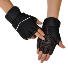 1 pair Outdoor Sport Gym Workout Weight Lifting Training Fingerless Gloves#W21